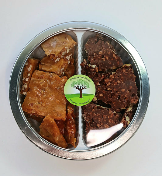 Pecan Brittle and Pecan Chocolate Roca Gift Tin