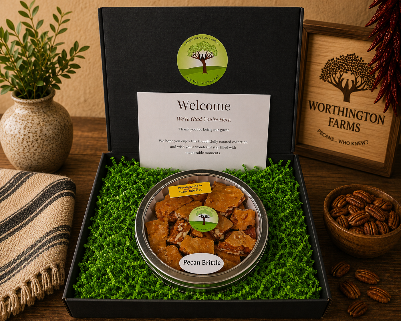 Hotel Guest Welcome Gift Box