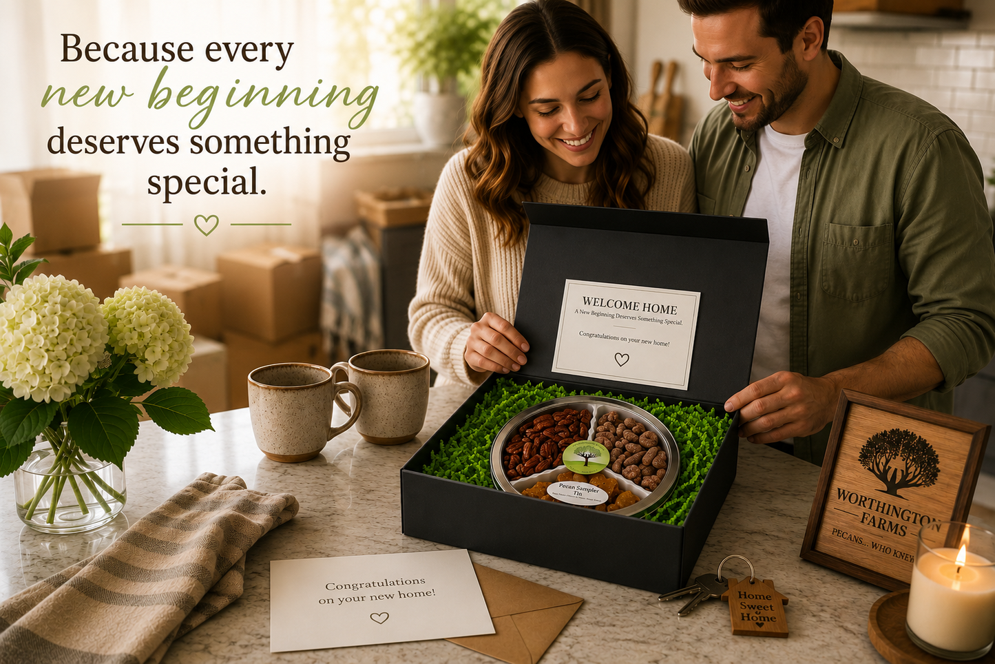 Welcome Home Realtor Corporate Gift Box