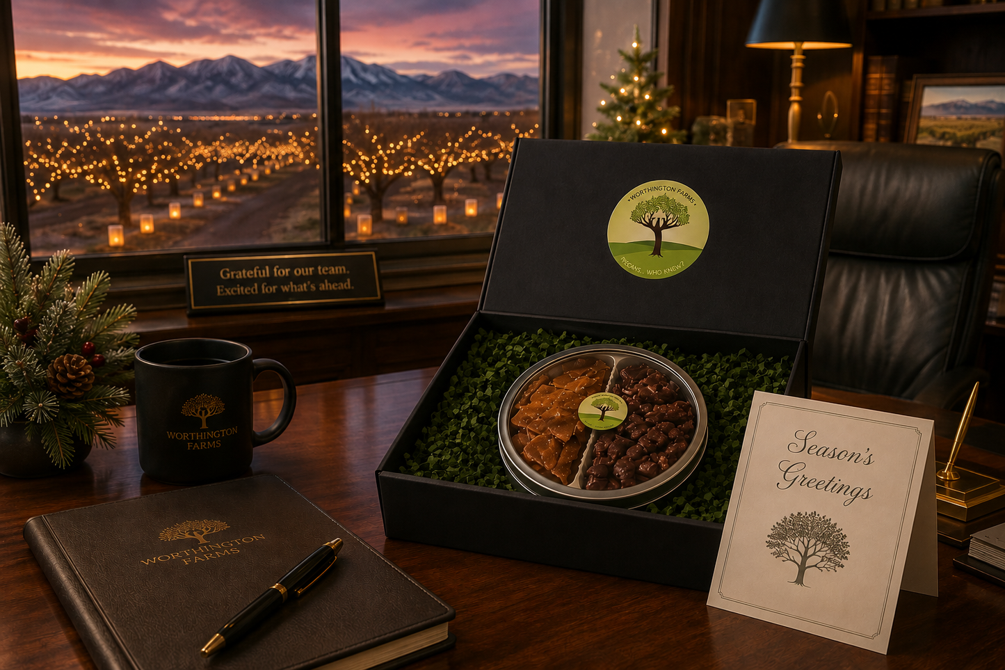 Season's Greetings Employee Gift Box