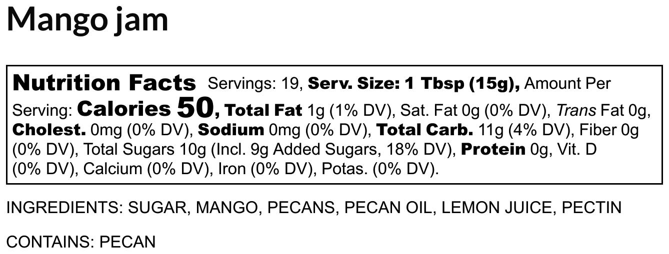 Pecan Jam