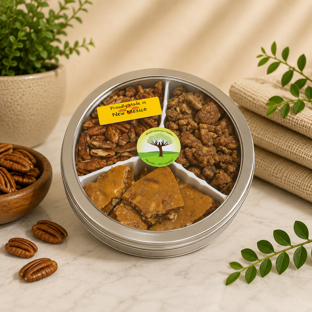 Pecan Gift Tin