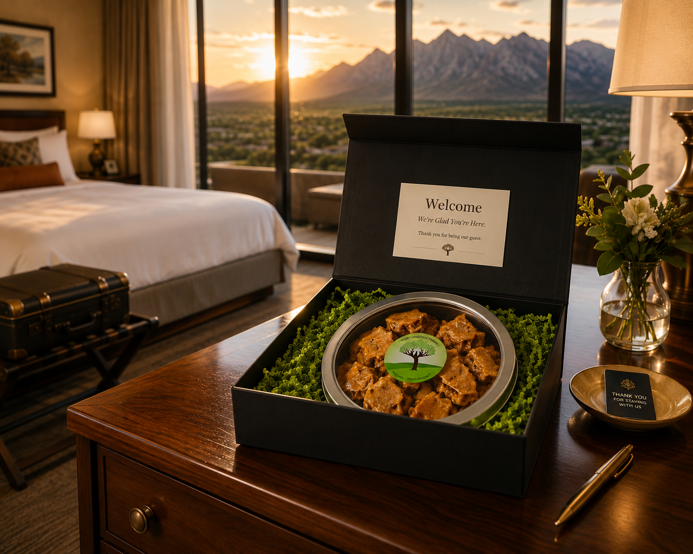 Hotel Guest Welcome Gift Box
